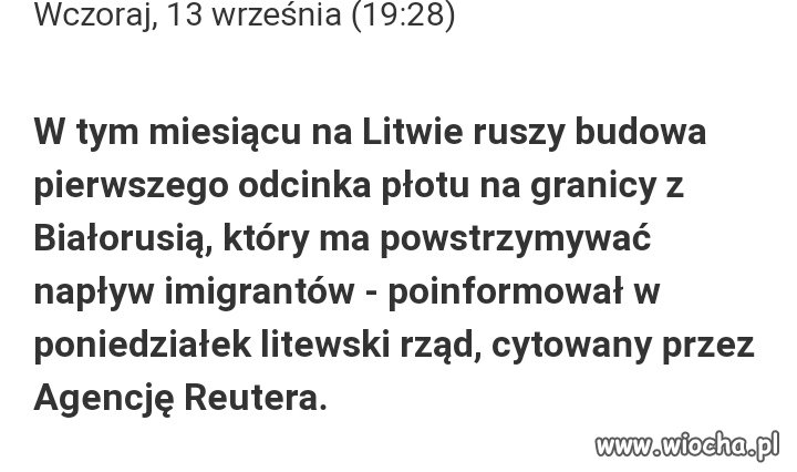 Nie tylko Polska buduję płot na granicy 