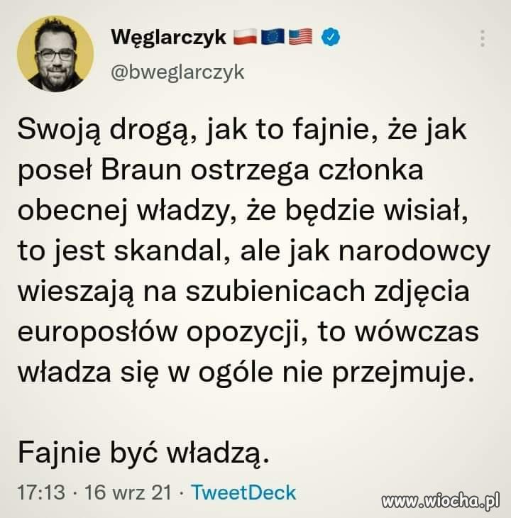 Fajnie być władzą 