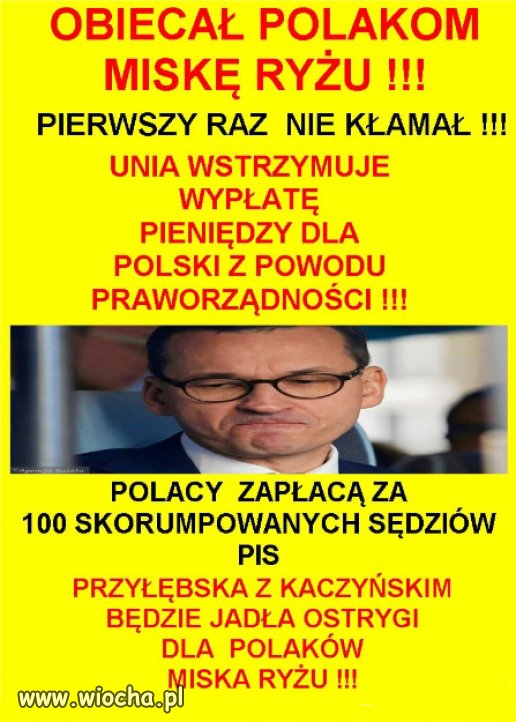 Polakom już tylko modlitwa i miska ryżu pozostała.