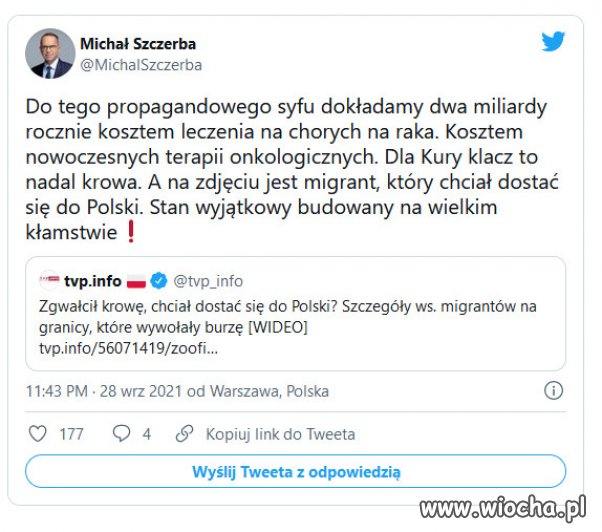 Szczerba dobrze podsumował TVPiS.