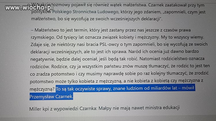 Minister pseudoedukacji