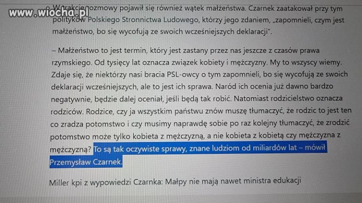 Minister pseudoedukacji