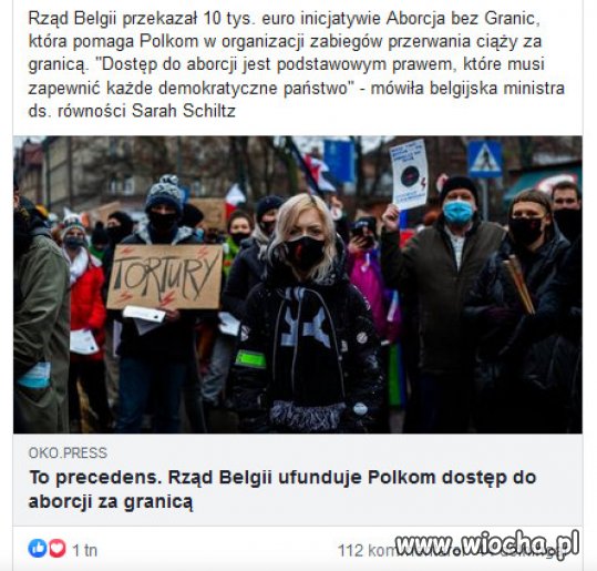 Pomoc rządu Belgii dla polskich kobiet.