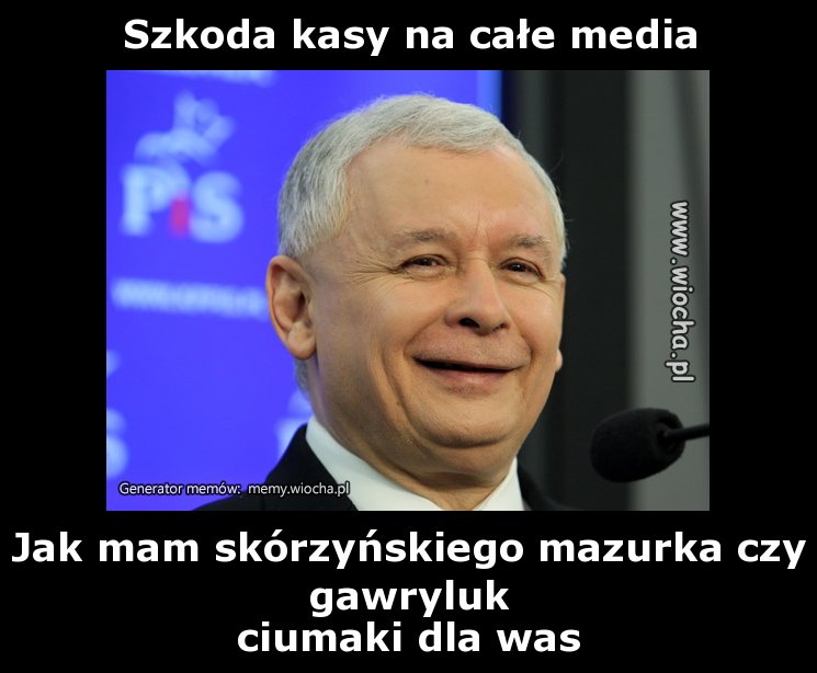 Szkoda kasy na całe media