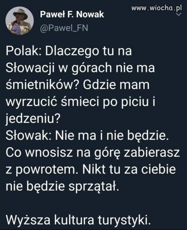 Wyższa kultura turystyki