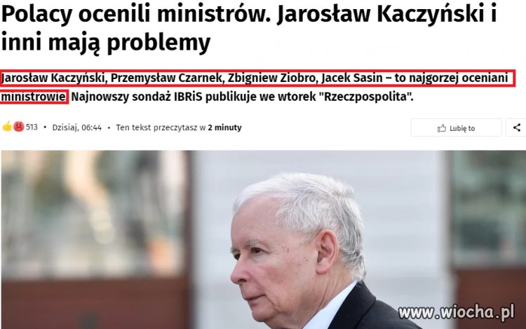 Brakuje jeszcze ministra zdrowia i pinokia
