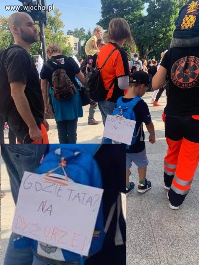 Na proteście medyków