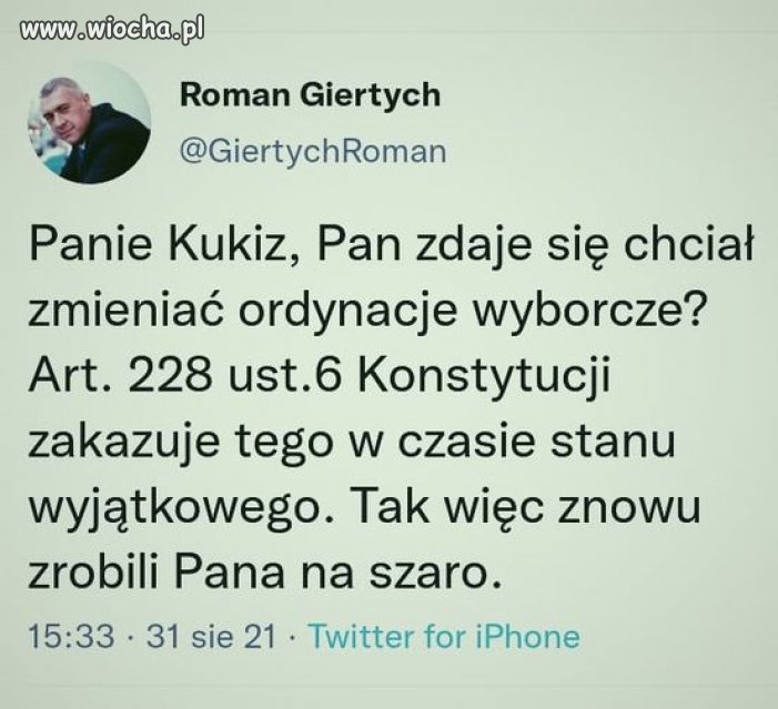 Kukiz znowu wydymany