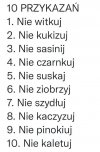 10 przykazań 