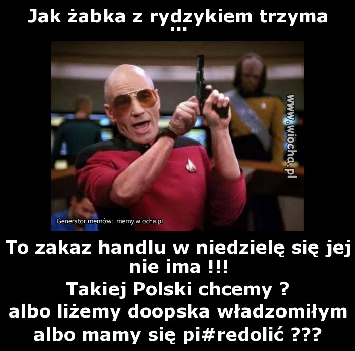 Jak żabka z rydzykiem trzyma
...