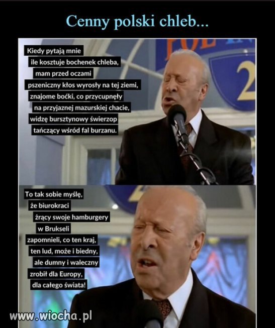 Za czasów PRL chleb był tani, 