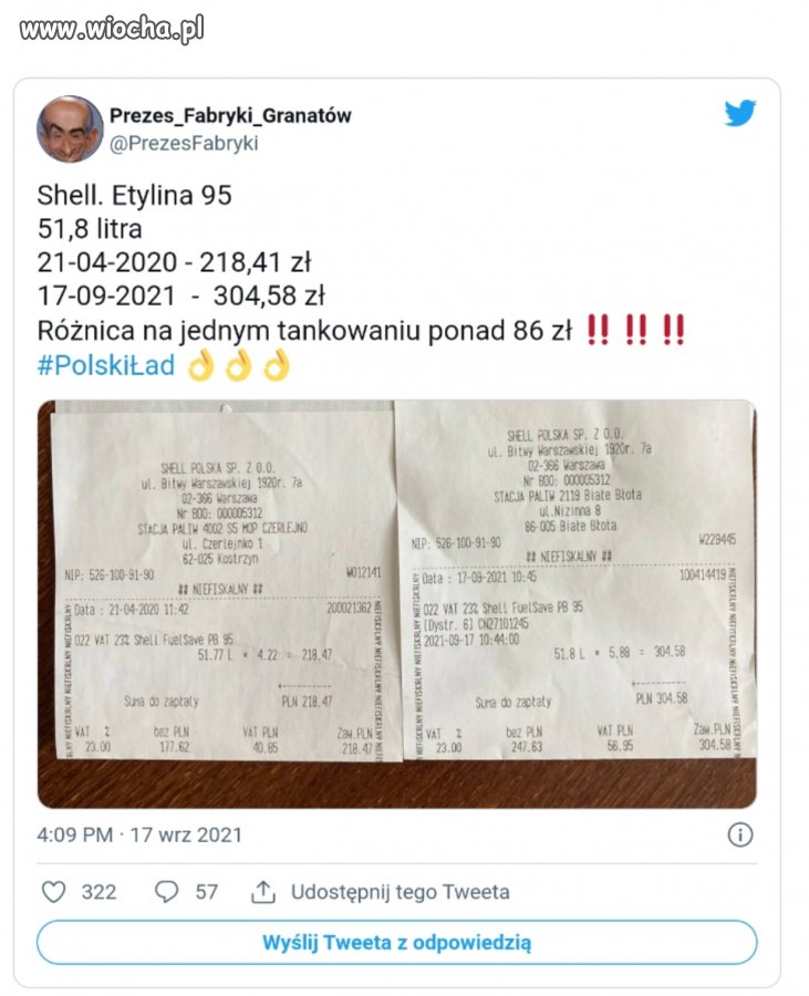 Prezes obiecał obniżyć ceny paliwa