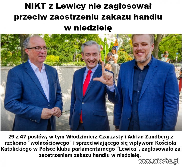 Jak to samo robi konfa to jest to zamordyzm