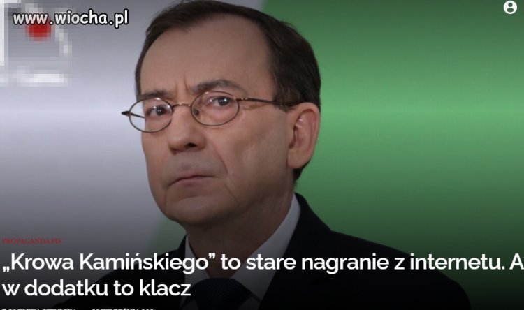 No i wypłynęły niusy Kamińskiego