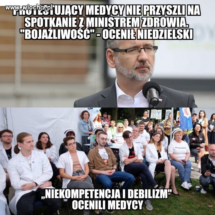 Chcą rozmawiać z pinokiem a nie z jego trefnisiem