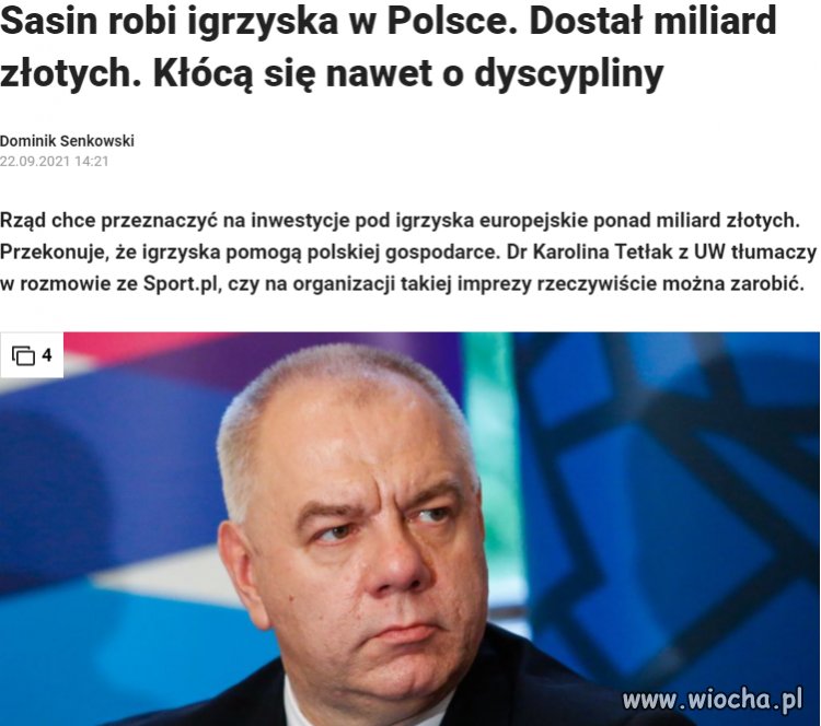 Po sukcesach dostał kolejne zajęcie