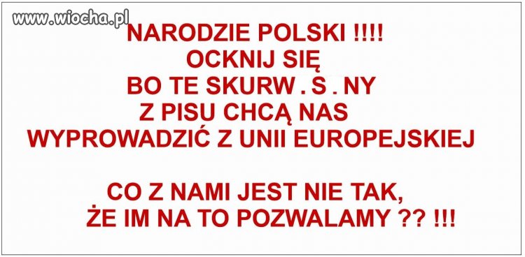 Panie i Panowie ... pobudka !