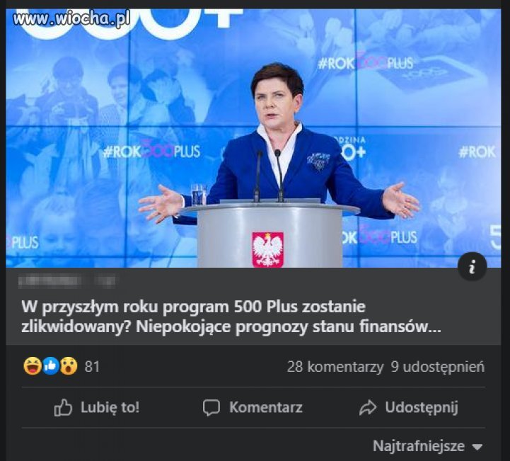 Początek końca 500+