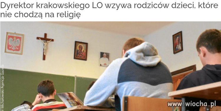 Religia może i nieobowiązkowa
