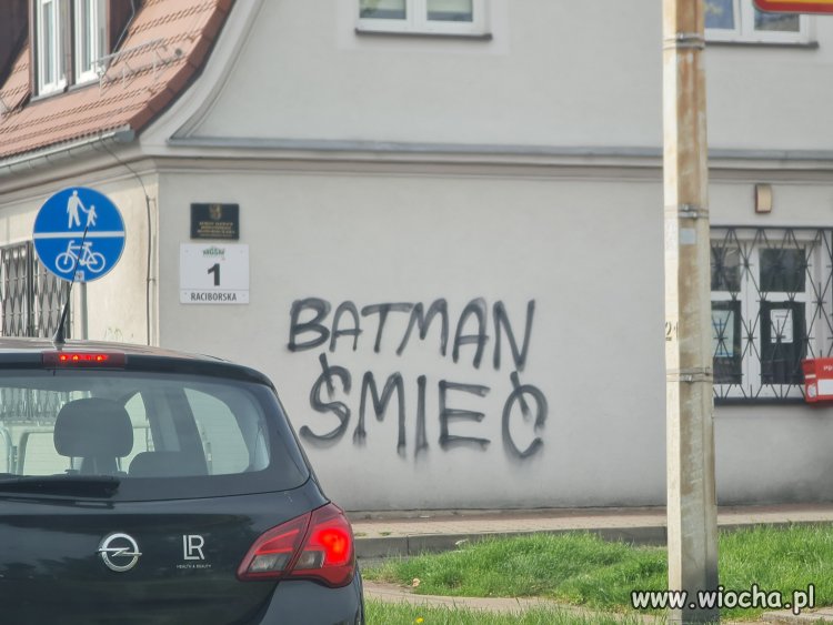 Batmana w Rudzie Śląskiej nie lubią...