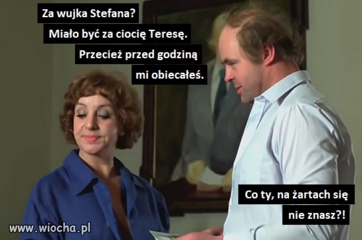 Dobrze, że nie za 'ojca' Rydzyka!
