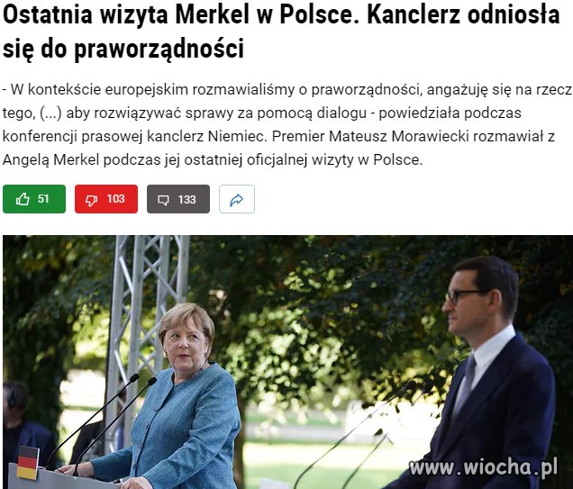 A czy morawiecki pokazał jej białe miasteczko