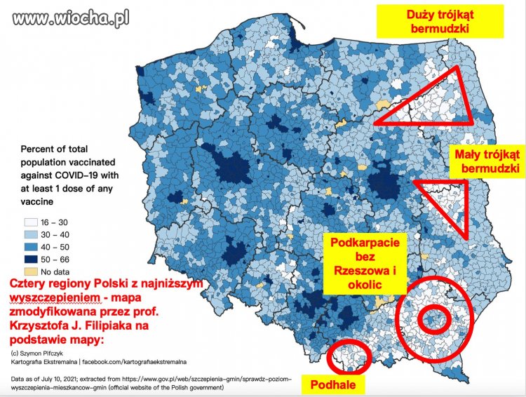 Polskie trójkąty bermudzkie i koła rozpaczy