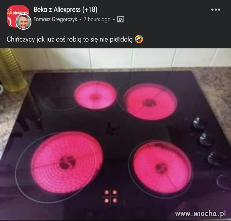 Płyta indukcyjna z AliExpress