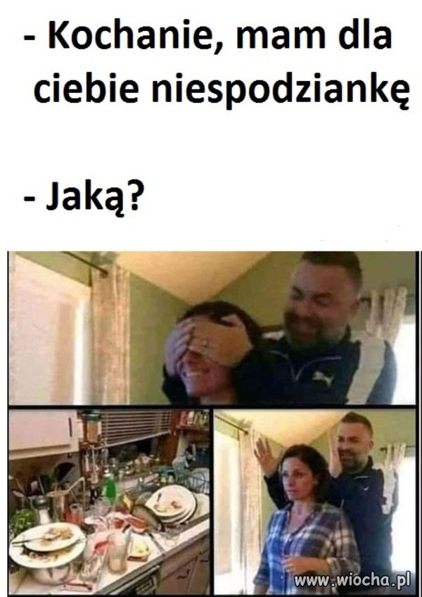 Niespodzianka.