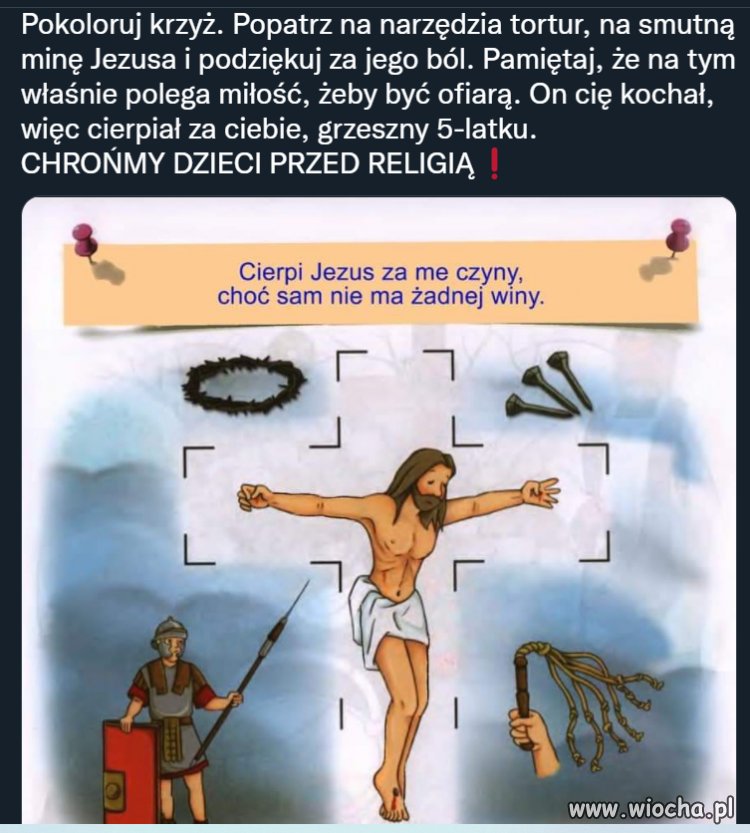 Z podręcznika do religii dla 5-latków