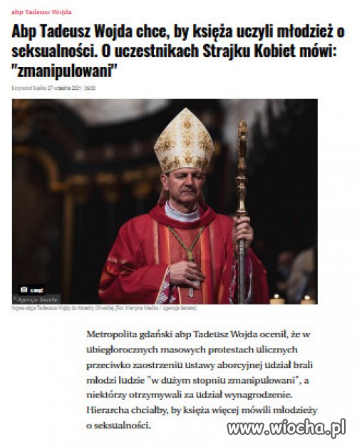 Przecież klechy uczą młodzieży seksu od wieków..