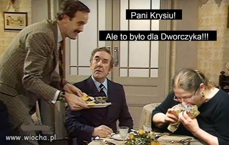 Może i stąd wzięła się taka cena obiadu