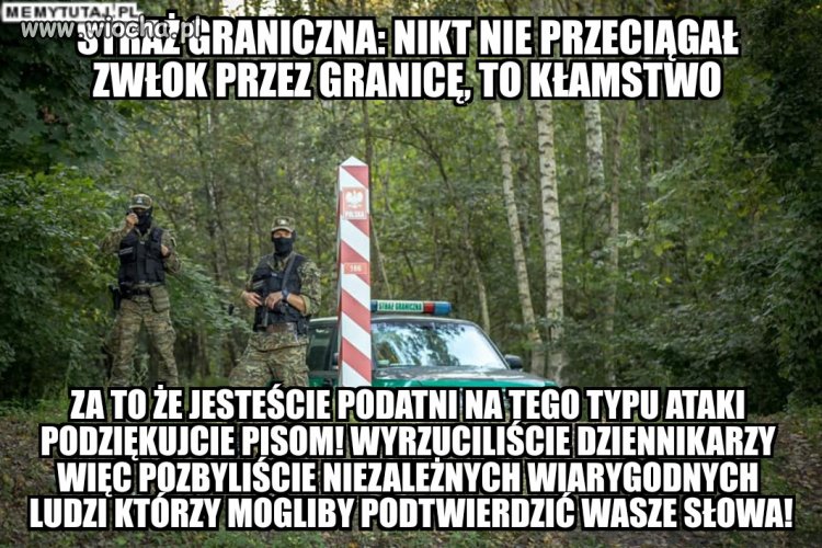 Tak o wiarygodności straży granicznej