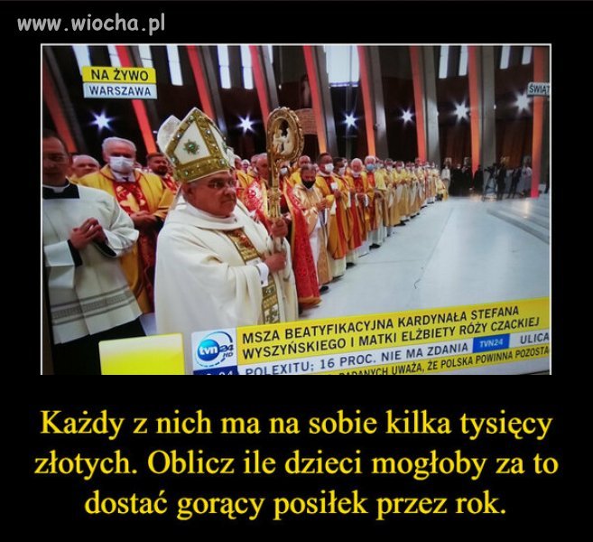To przepych i bogactwo kościoła imponuje maluczkim