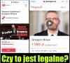 Czy to jest legalne żeby poseł na sejm zbierał pieniądze na zrzutce