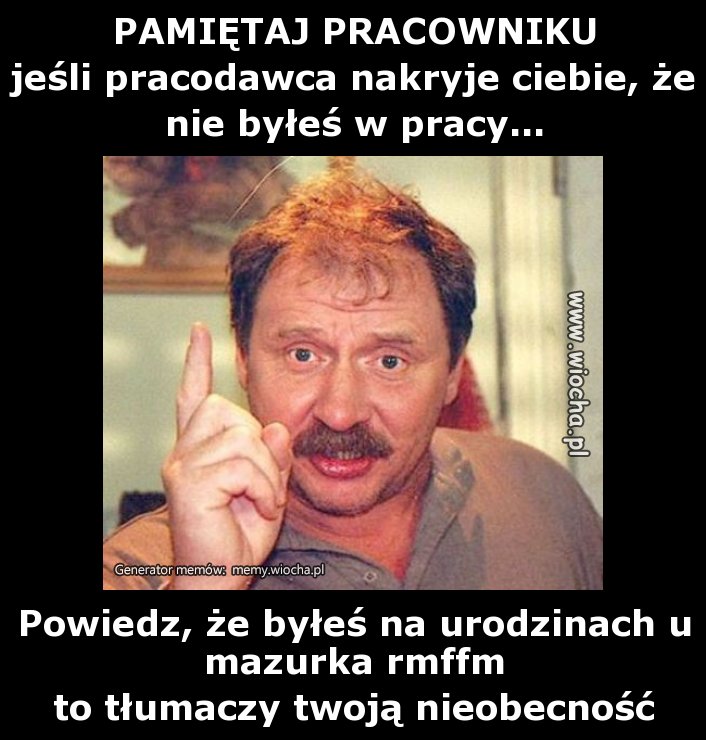 PAMIĘTAJ PRACOWNIKU
