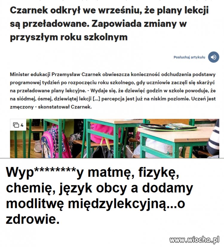 Nowy Ład w szkole