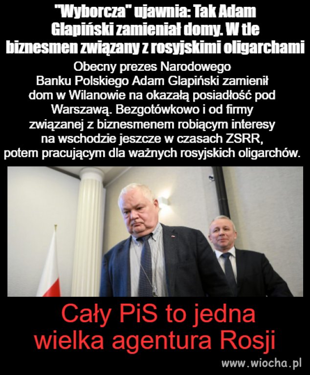 Czyżby kolejny agent Rosyjski pochodzący z PiS-u ?
