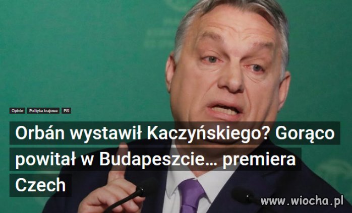 Morawiecki zrobil `focha` nie pojedzie...