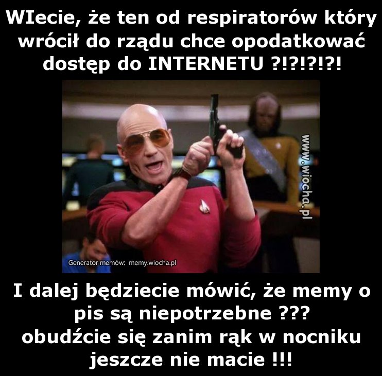 WIecie, że ten od respiratorów który wrócił do