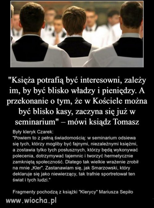 Dobrze wytresowani urzędnicy koncernu watykańskiego.
