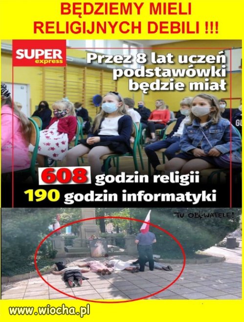 Im bardziej religijny naród, tym bardziej zacofany i ubogi.