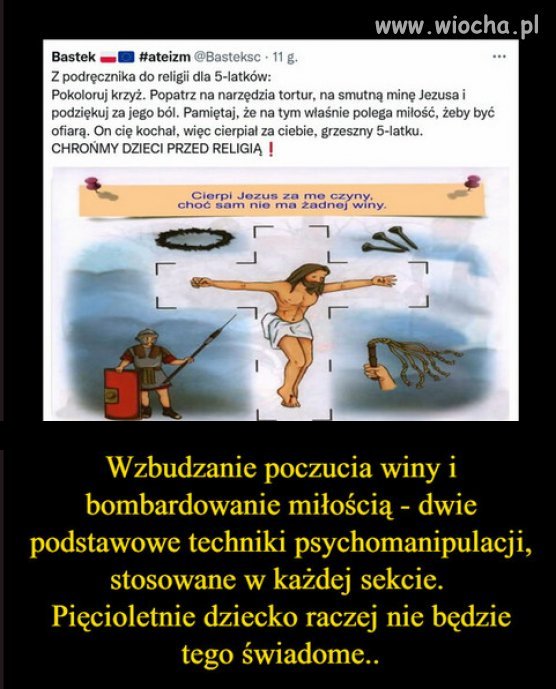 Metody indoktrynacji religijnej, polskich dzieci