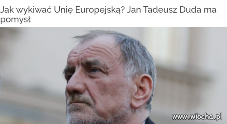 Myślał, myślał i wymyślił