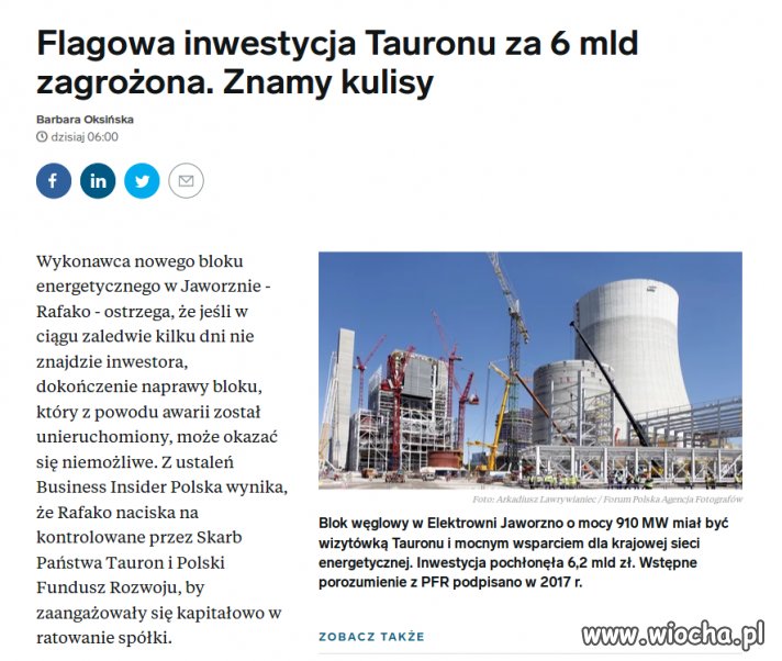 No chyba wiadomo, że inwestorem będzie Obajtek