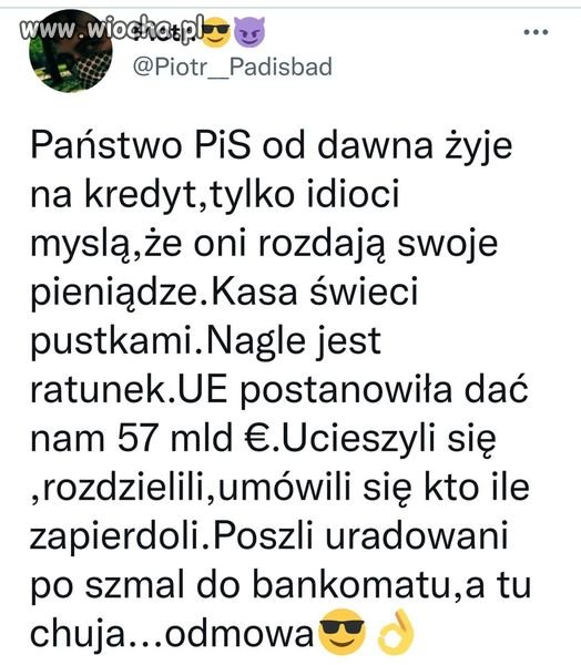 To było do przewidzenia