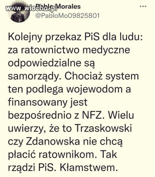 Pis odpowiada na problemy
