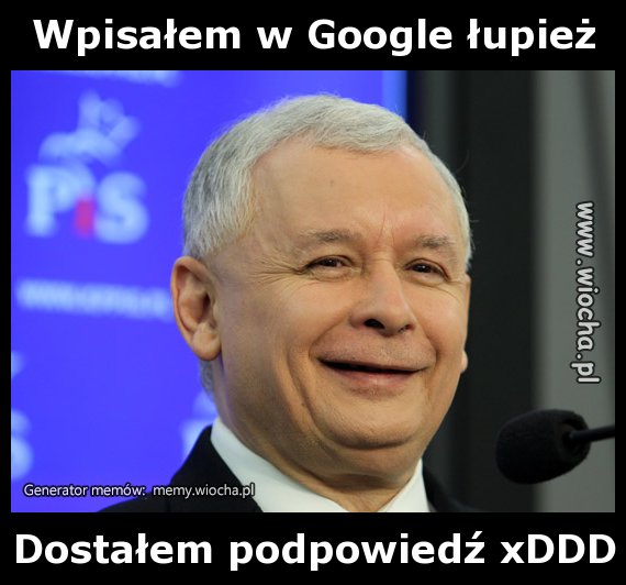 Wpisałem w Google łupież