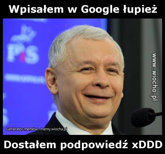 Wpisałem w Google łupież