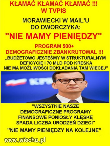 Taka prawda po 6 latach rzadow PiSu...